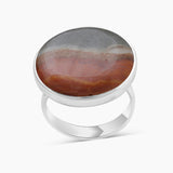 Polychrome Jasper Silver Rings