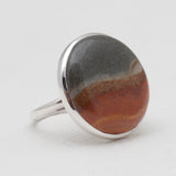 Polychrome Jasper Silver Rings