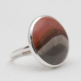 Polychrome Jasper Silver Rings