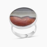 Polychrome Jasper Silver Rings