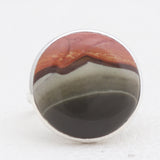 Polychrome Jasper Silver Rings