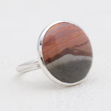 Polychrome Jasper Silver Rings