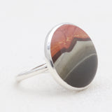 Polychrome Jasper Silver Rings