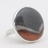 Polychrome Jasper Silver Rings