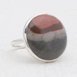 Polychrome Jasper Silver Rings