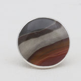 Polychrome Jasper Silver Rings