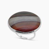 Polychrome Jasper Silver Rings