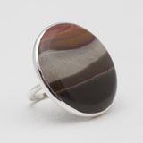 Polychrome Jasper Silver Rings