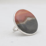 Polychrome Jasper Silver Rings