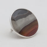 Polychrome Jasper Silver Rings