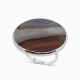 Polychrome Jasper Silver Rings