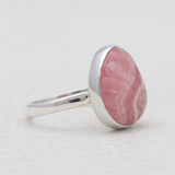 925 Sterling Silver Rhodochrosite Rings