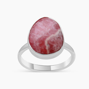 925 Sterling Silver Rhodochrosite Rings