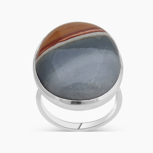 Polychrome Jasper Silver Rings