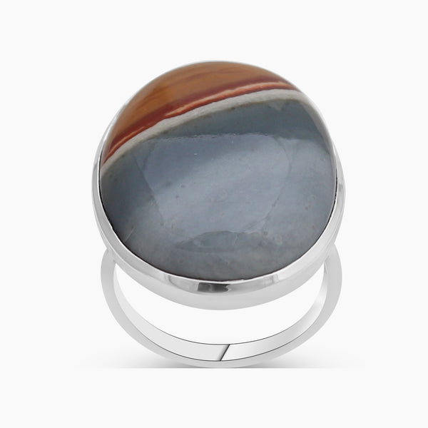 Polychrome Jasper Silver Rings