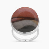 Polychrome Jasper Silver Rings