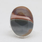Polychrome Jasper Silver Rings