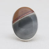 Polychrome Jasper Silver Rings