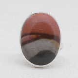 Polychrome Jasper Silver Rings