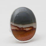 Polychrome Jasper Silver Rings