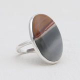 Polychrome Jasper Silver Rings