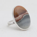 Polychrome Jasper Silver Rings