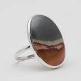 Polychrome Jasper Silver Rings