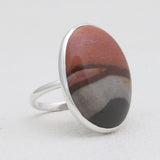 Polychrome Jasper Silver Rings