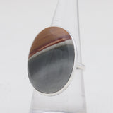 Polychrome Jasper Silver Rings
