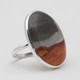 Polychrome Jasper Silver Rings