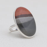 Polychrome Jasper Silver Rings