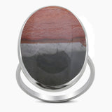 Polychrome Jasper Silver Rings