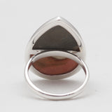 925 Silver Polychrome Jasper Rings