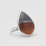 925 Silver Polychrome Jasper Rings