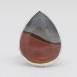 925 Silver Polychrome Jasper Rings