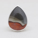 925 Silver Polychrome Jasper Rings
