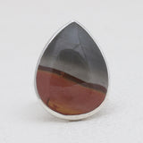 925 Silver Polychrome Jasper Rings
