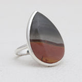 925 Silver Polychrome Jasper Rings