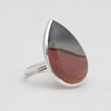925 Silver Polychrome Jasper Rings