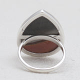 925 Silver Polychrome Jasper Rings