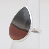 925 Silver Polychrome Jasper Rings