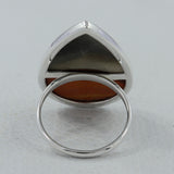 Polychrome Jasper Gemstone Sterling Silver Ring