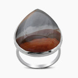 Polychrome Jasper Silver Rings