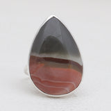 Polychrome Jasper Silver Rings