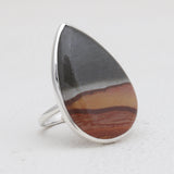 Polychrome Jasper Silver Rings