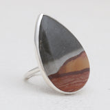 Polychrome Jasper Silver Rings