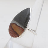 Polychrome Jasper Silver Rings