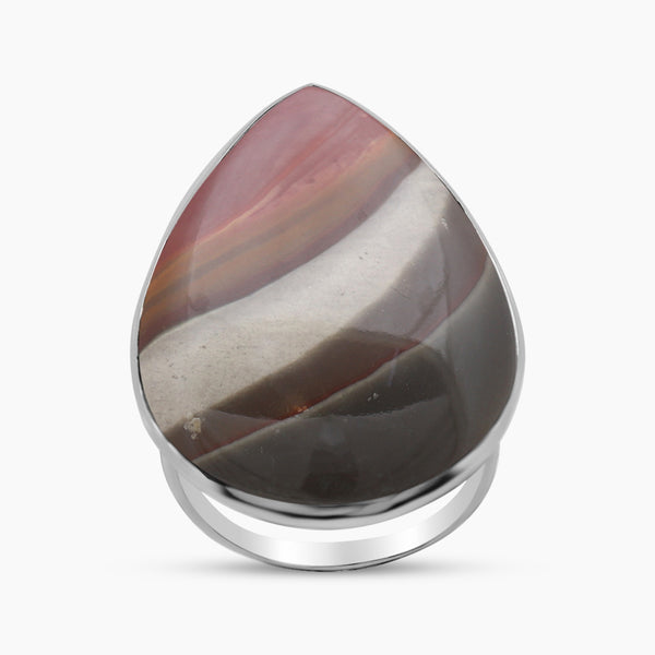 Polychrome Jasper Silver Rings