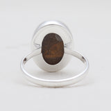 Tiger Eye Silver Rings