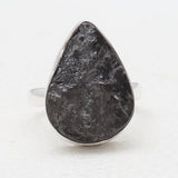 Natural Shungite Silver Rings